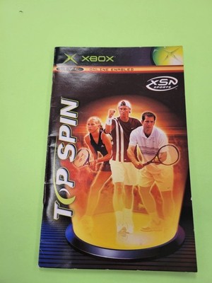 Top Spin Xbox Game Manual