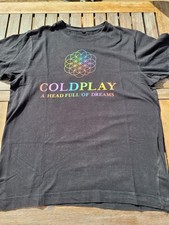 Coldplay A Head Full Of Dreams Tour Tshirt 2016 Size S
