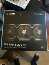 Lian Li UNI Fan SL120 ARGB PWM Fan 120 mm, Single Pack, Black