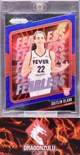2024 Panini Prizm Caitlin Clark Fearless Blue /49 Rookie Fever