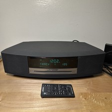 Bose Wave Music System III CD Player AM/FM Radio Black W/ Remote Tested