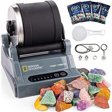 BLUE MARBLE NATIONAL GEOGRAPHIC ROCK TUMBLER KIT HOBBY - BLUE