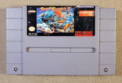 Street Fighter II 2 (Super Nintendo SNES, 1992) Authentic Tested Working
