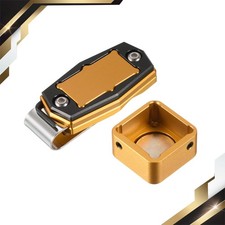 Billiard Magnetic Chalk Holder Aluminum Alloy Pool Billiard Chalk Tip Case Gold