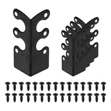 5 Pcs Baseboard Corner Protectors, Skirting Board Corner Protectors, Black