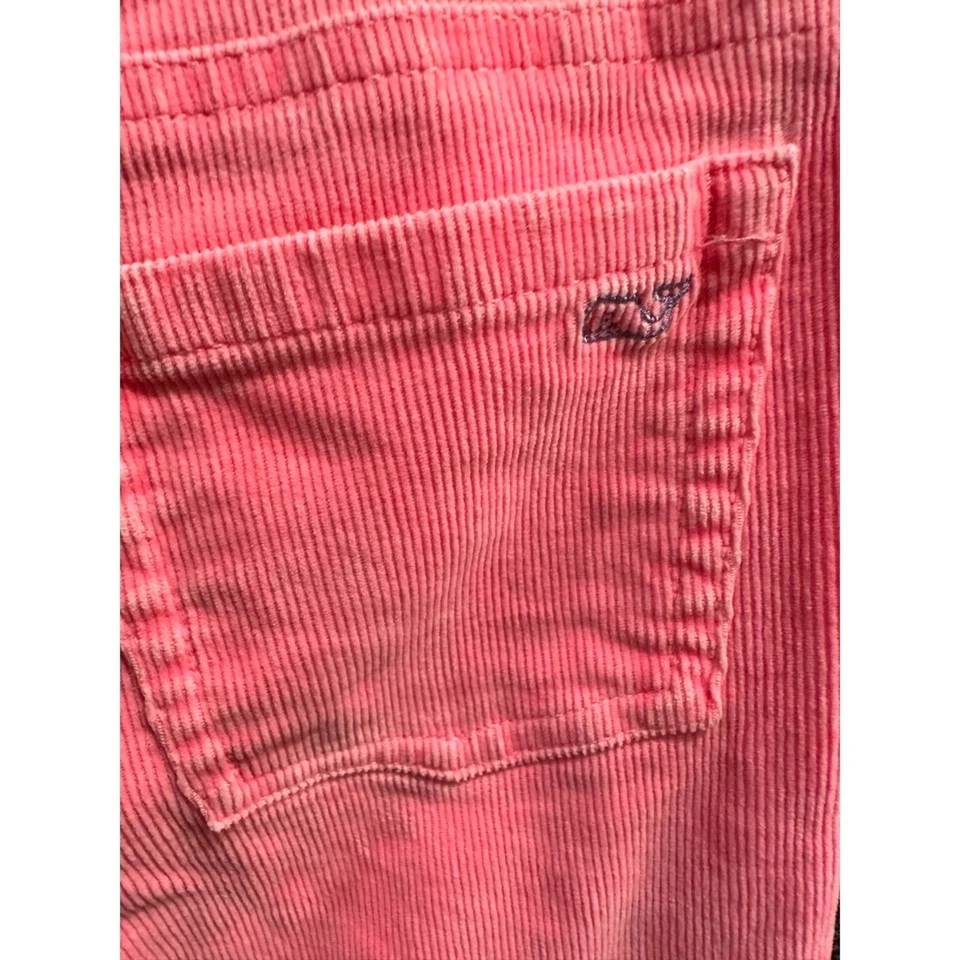 Pantalones Vineyard Vines Rosa Pana Bolsillos Ajustados Tobillo 98% Algodón Talla 14 Adolescente Foto 3 de 4