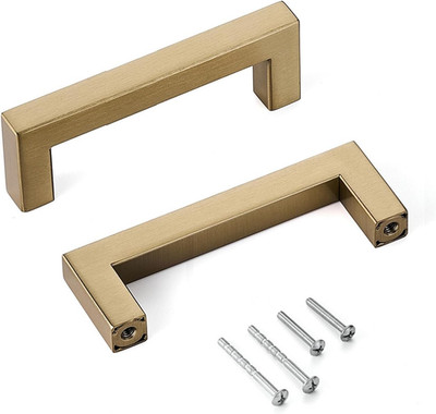 30 Pack Modern 3'' Champagne Bronze Cabinet Pulls for Kitchen Drawers