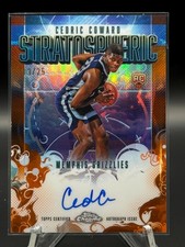 2025-26 Topps Chrome - Cedric Coward Stratospheric Orange Refractor Auto /25