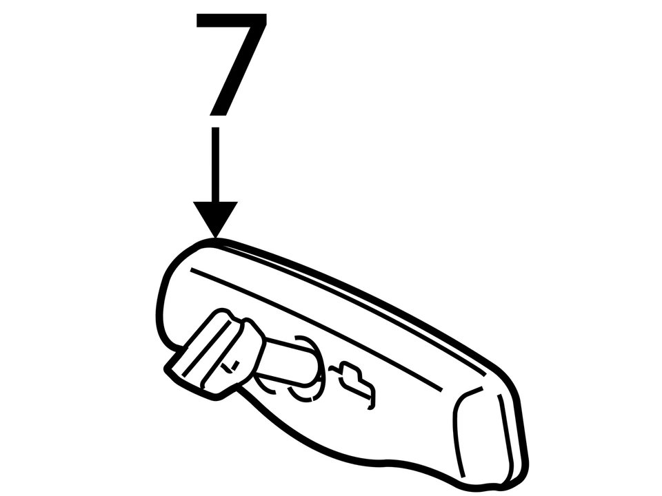 Rear View Mirror Fits 03-09 LEXUS GX470 103937480 Foto 4 de 4