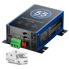 RV Power Converter 55Amp, RV Converter 120V AC to 12V DC, Compatible with Lit...