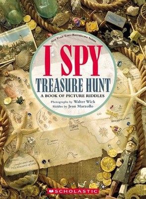 I Spy Treasure Hunt: A Book of Picture Riddles by Jean Marzollo Hardcover Book