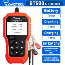 Bt500 Car Battery Tester Automotive Load Battery Analyzer Charging Test 61224v Bt500 Car Battery Tester Automotive Load Battery Analyzer Charging Test 61224v