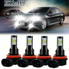 4x H9 H11 For Nissan Rogue 2014-2020 LED Head...
