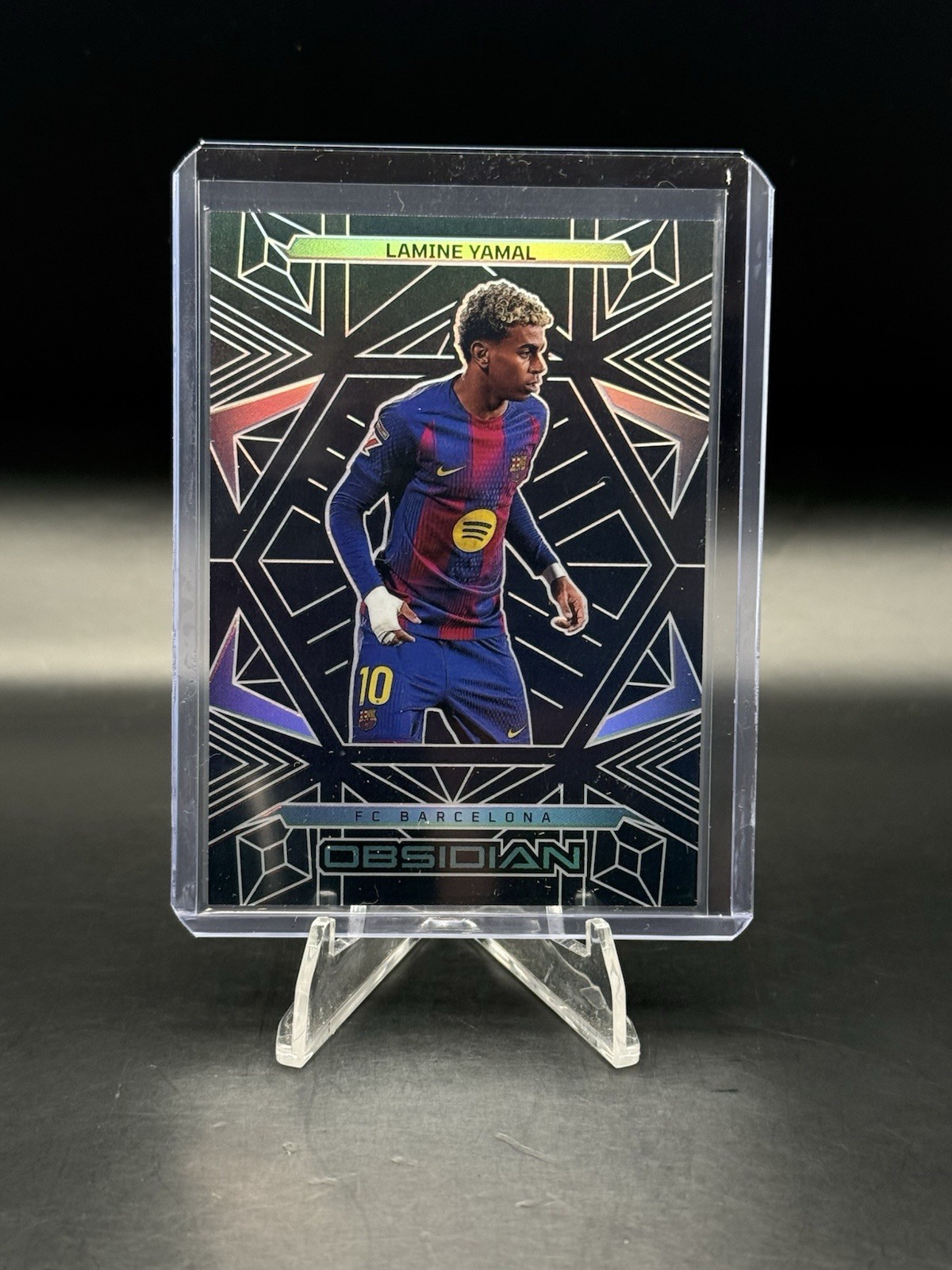 2025-26 PANINI OBSIDIAN SOCCER LAMINE YAMAL 128/169 No.1