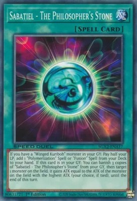 Sabatiel - The Philosopher's Stone - SGX2-ENA17 - Common - 1st Edition - Lightly