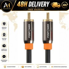 Digital Coaxial Audio Cable 10ft RCA Male to Male FosPower S/PDIF