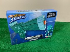 NERF Super Soaker Minecraft Glow Squid Water Blaster Toy Gun Minecraft Edition