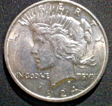 Peace Silver Dollar, random date, ave. condition .900 fine, LOW Cost Shipping!