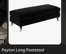 Black Velvet Payto Sofa