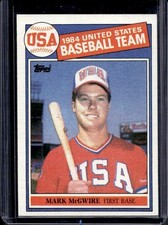 1985 Topps Mark McGwire Rookie RC #401 USA