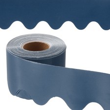 Bulletin Board Border, 65.5 Feet Poster Chalkboard Cork, Navy Blue