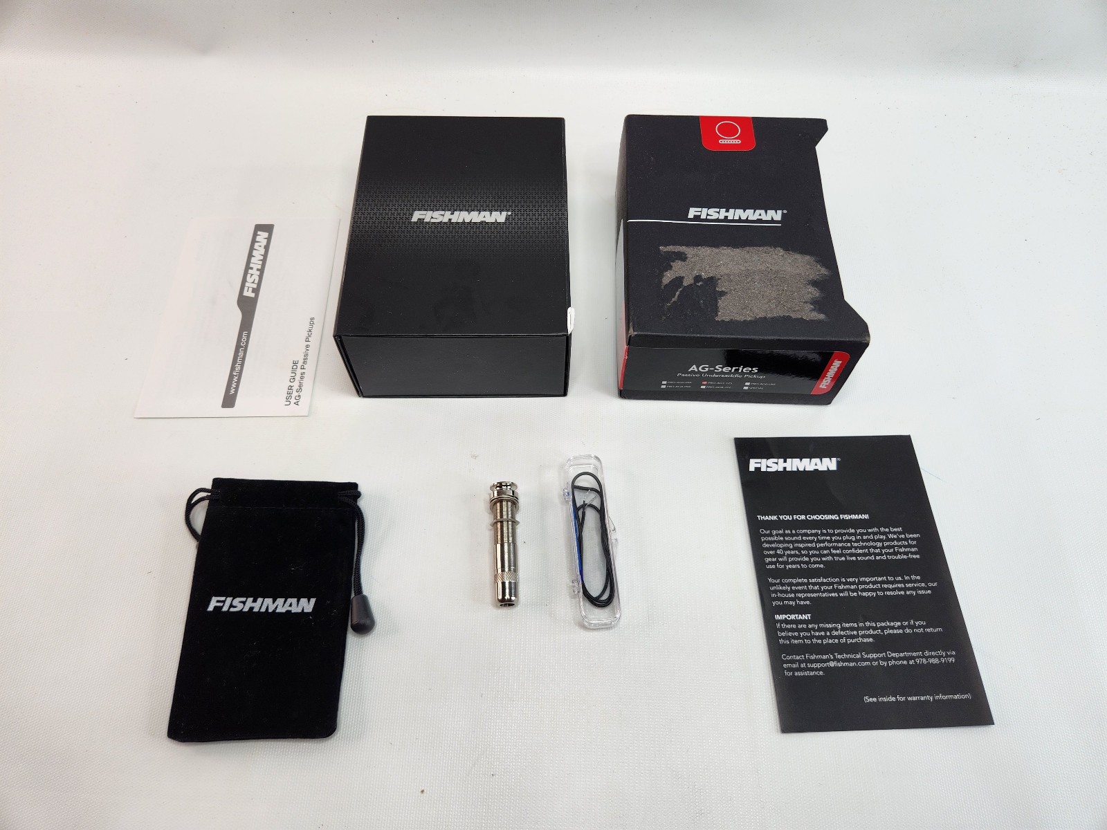 Fishman AG1-125 Passive 6-string Acoustic Undersaddle Pickup - Wide Format