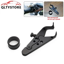 1*Motorcycle Cruise Control Throttle Lock Universal Assist Wrist Grip Lock Clamp