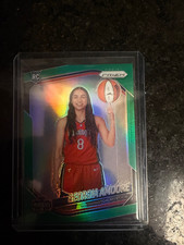 2025 Panini Prizm WNBA #140 Georgia Amoore Green Prizms