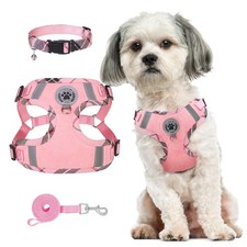 Step in Dog Harness Collar and Leash Set for Small Medium Large Dogs, No Pull...