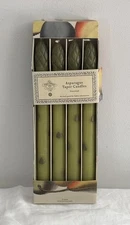 NIB 4 10" Unused Green Asparagus Candles John Derian Target 2024 No Scent