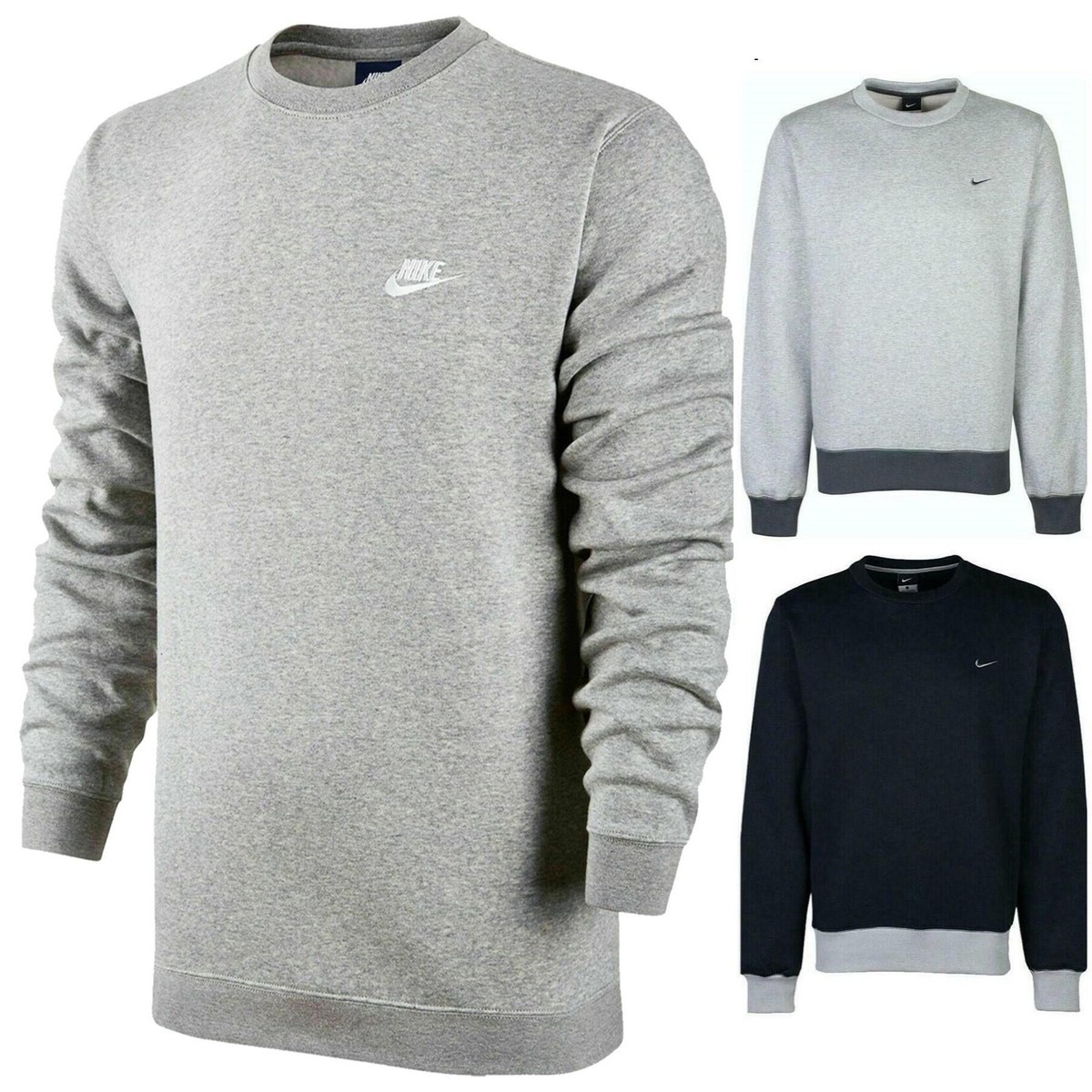 nike fleece round neck shirts & tops