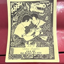 S  W Tattooing, Inc. Tattoo Supplies Flash Designs Catalog Booklet