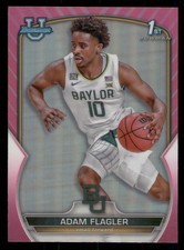 Adam Flagler 2022-23 Bowman University Chrome #16 Pink Baylor Bears