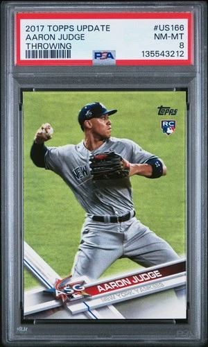 135543212 Aaron Judge 2017 Topps Update #US166 Rookie RC PSA 8