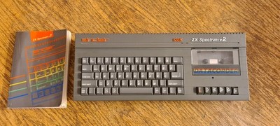 Sinclair ZX SPECTRUM +2 Computer + Handbuch - UNGETESTET