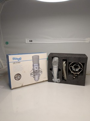 Stagg SUSM50 Studio Grade Big Capsule Condenser USB Microphone w/Shock Mount