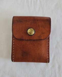 Cabela's Vintage Leather Rifle Cartridge Ammo Belt Pouch