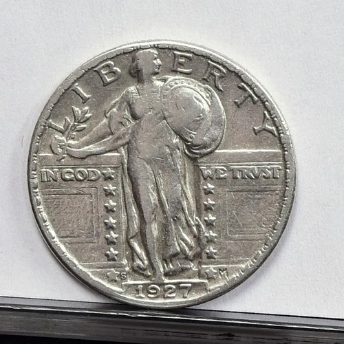 1927-S Standing Liberty Quarter - XF Details, Cleaned (#60244-L)