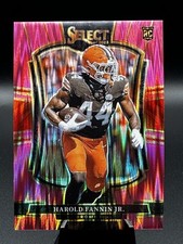 2025 Panini Select - Premier Level Harold Fannin Jr. #155 Pink Shock Prizm (RC)