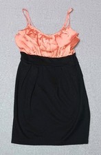 Vintage Y2k Forever 21 Sleeveless Body Con Mini Dress Womens Size Small Black...