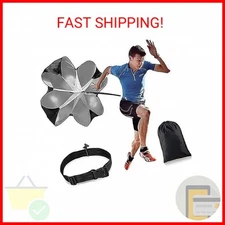 Running Speed Training Football Parachute - 48" Inch for Kids Resistance Sprint 