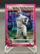 2022 Topps Chrome Update - Sergio Romo #USC25  Pink Wave - Seattle Mariners