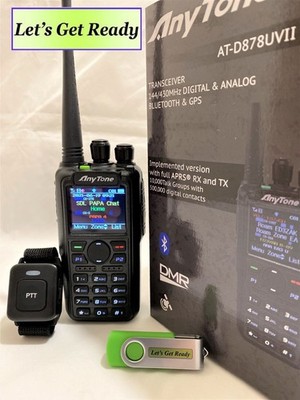 AnyTone AT-D878UV II Plus with GPS and Built-in Bluetooth updated US seller