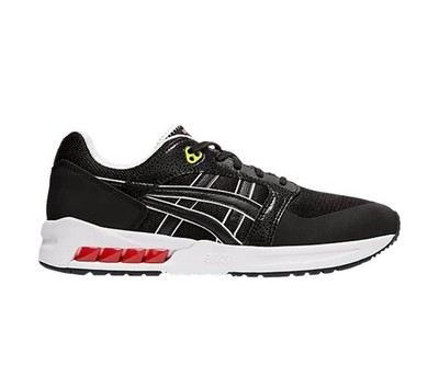 ASICS TIGER Women s GEL-SAGA SOU Sneaker US Size 7 - Black / White / Red / Lime