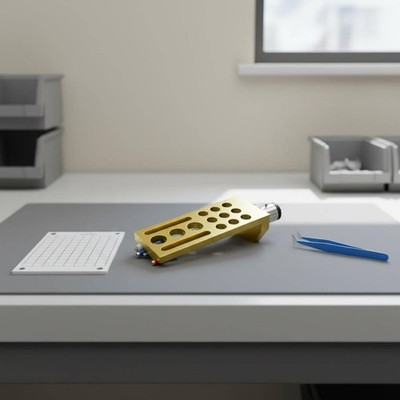 SME Headshell Silberkabel Aluminium-Headshell stabil für Schallplattenspieler