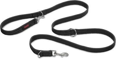 HALTI Training Lead Size Small Black, 2m, Professional Dog Lead to Stop Pulling 