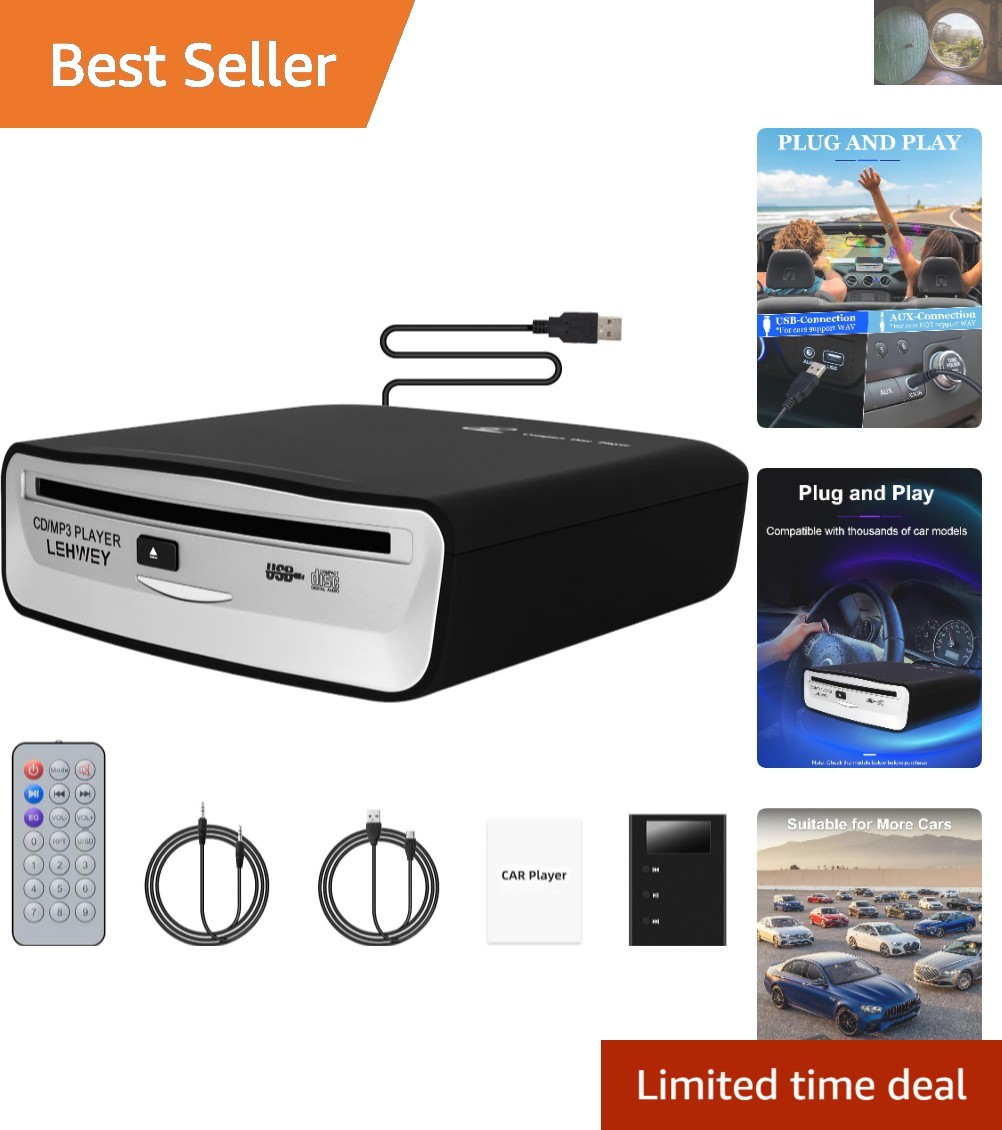 Versatile SX-2800A Car CD Player - AUX & USB Connectivity with
