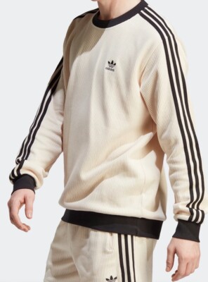adidas ワッフル　 トレーナー　M adidas Originals Mens M Waffle Crew Neck Set TrackSuit (Top & Pant