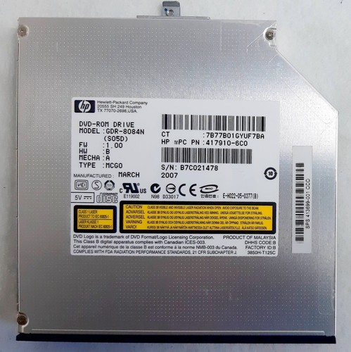 DVD-Rom / Laufwerk für HP Compaq NC6320 / GDR-8084N / IDE - Bild 2 von 4
