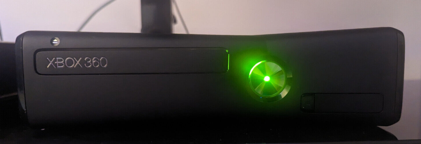 Xbox 360 Slim Trinity RGH 3 Aurora 1TB HDD ** BAD DVD DRIVE